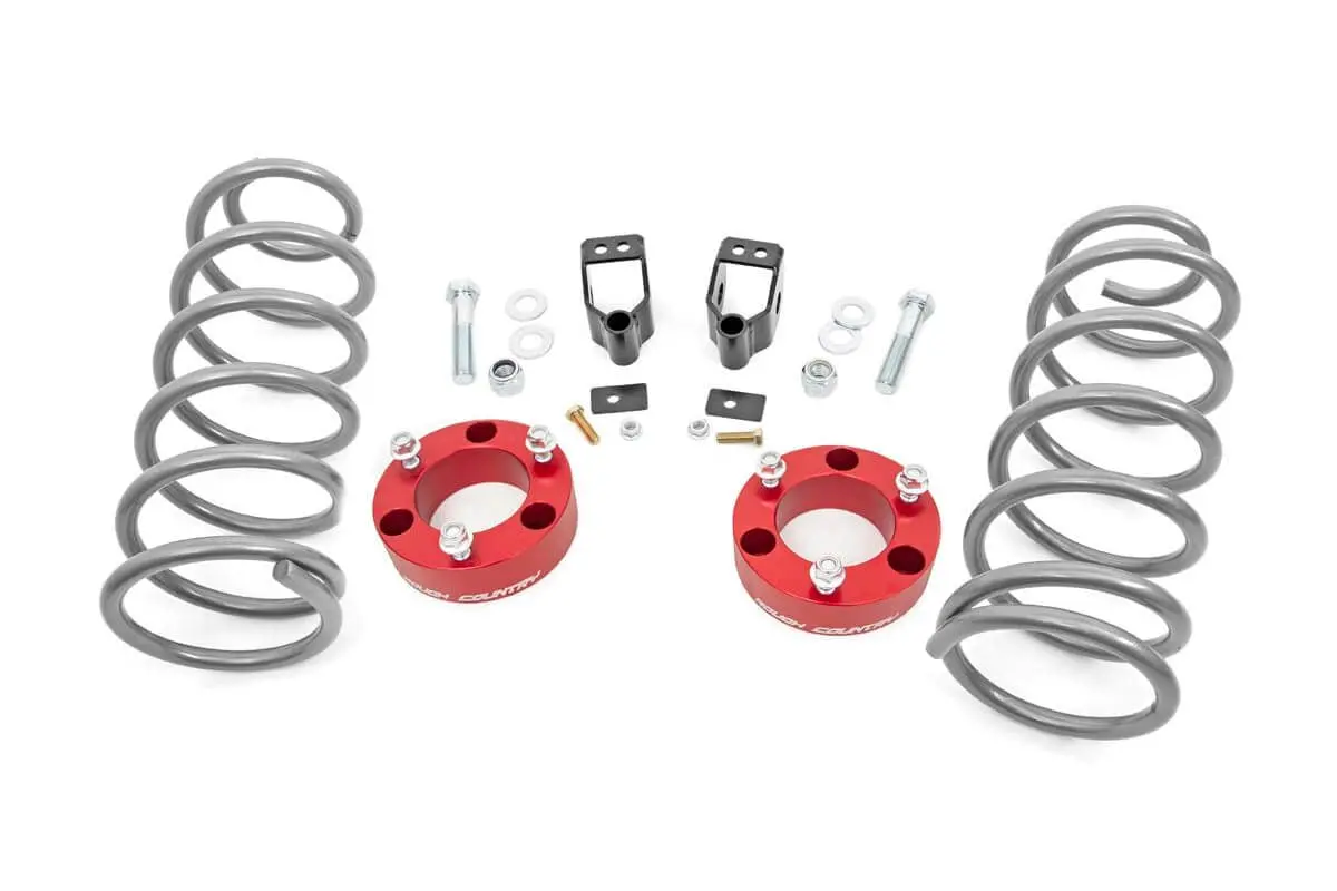 761Red  -  3 Inch Lift Kit - X-Reas - Rr Springs - Red - Toyota 4Runner 4Wd (2003-2009) 1