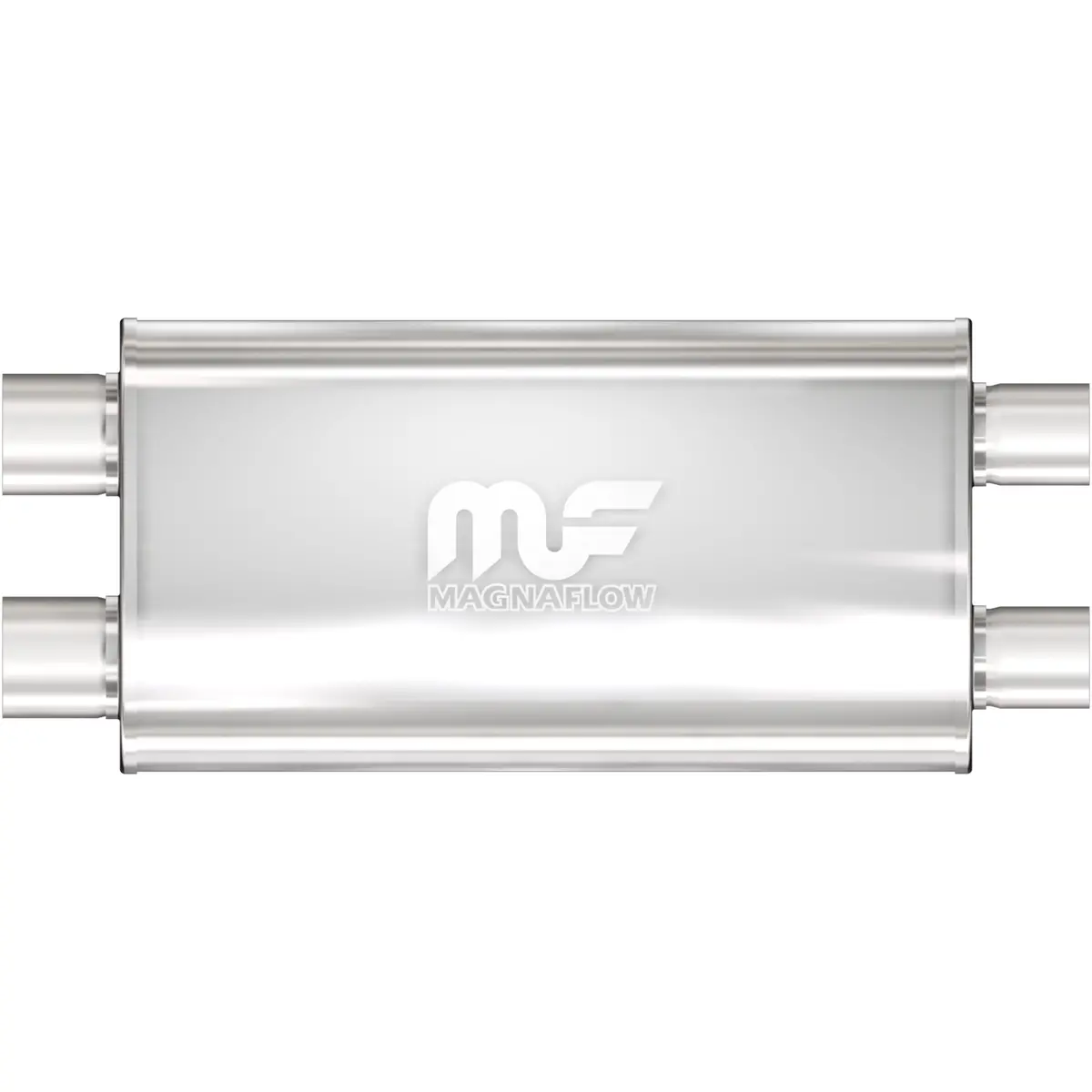 12568  -  Straight-Through Performance Muffler; 2.5In. Dual/Dual;  5X22x11 Body 1