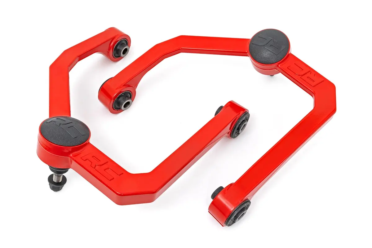 83401Ared  -  Red Forged Upper Control Arms - 2-3 Inch Lift - Nissan Titan 2Wd/4Wd (04-24) 1