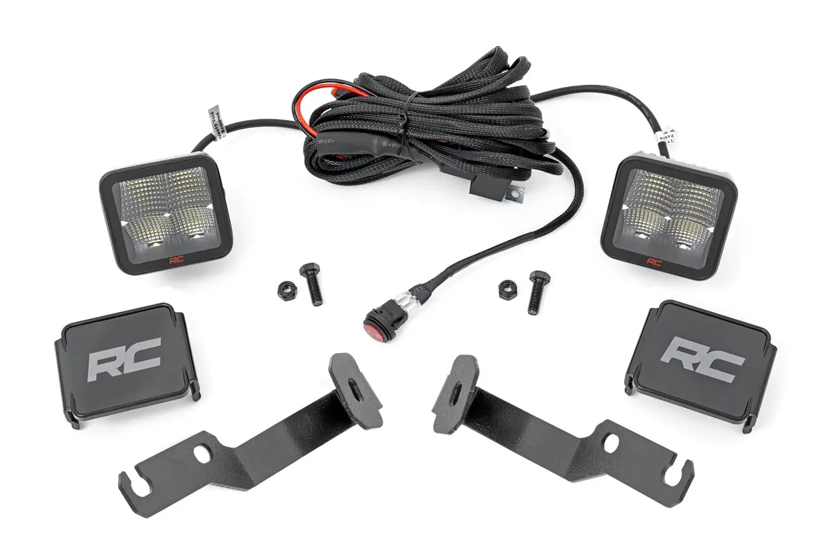 71093  -  Led Light Kit - Ditch Mount - 2" Spectrum Pair - Spot - Toyota Tacoma (05-15) 1