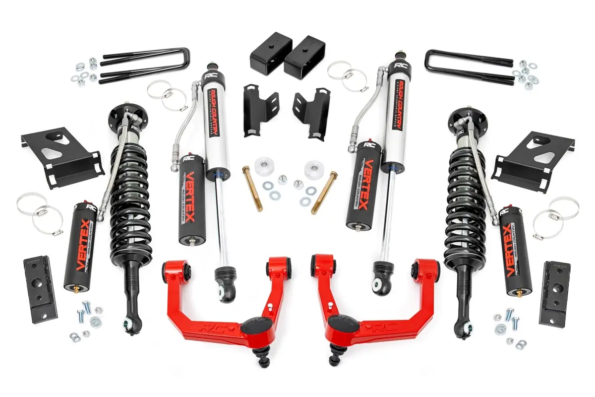 74250Red  -  3.5 Inch Lift Kit - Uca - Vertex - Toyota Tacoma 2Wd/4Wd (2005-2023) 1