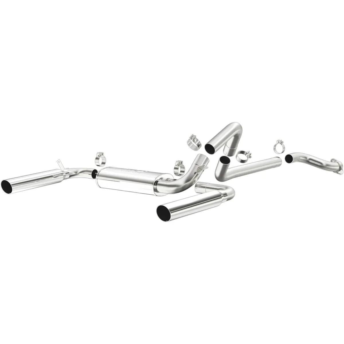 Street Series Stainless Cat-Back System 1