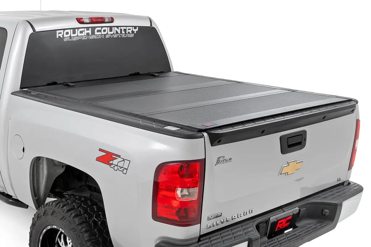 49113551  -  Hard Tri-Fold Flip Up Bed Cover - 5'9" Bed - Chevy/Gmc 1500 (07-13) 1
