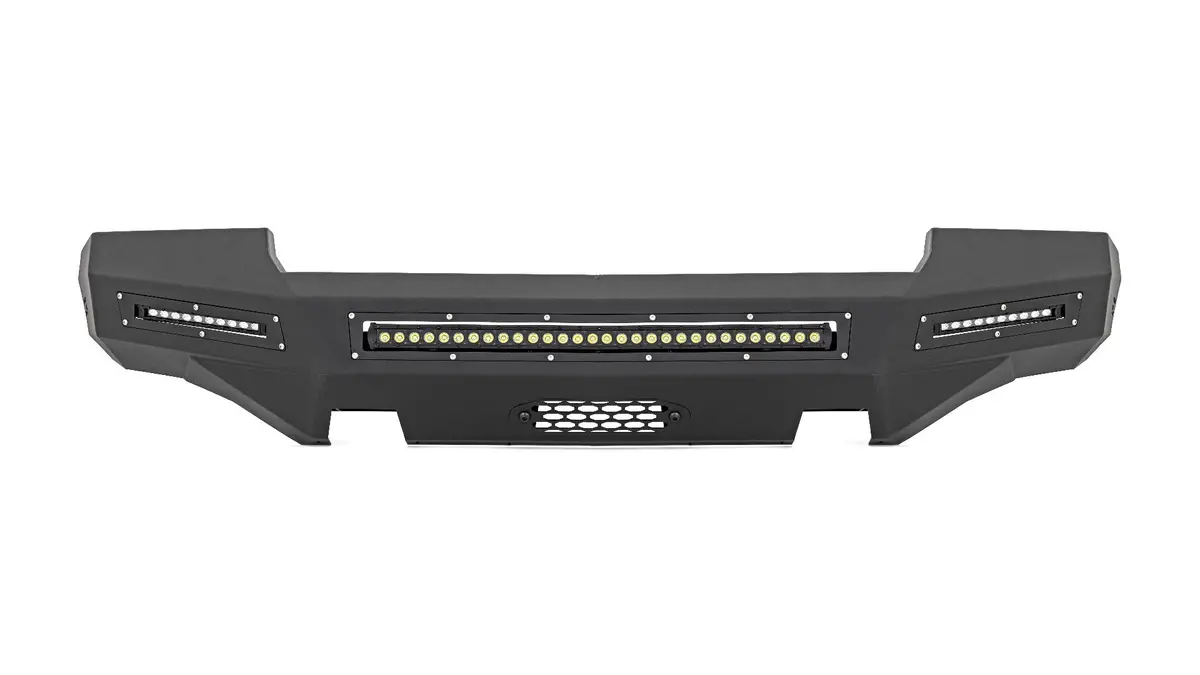 10913  -  Front Bumper - Fabricated - Prerunner - Led - Gmc Sierra 1500 2Wd/4Wd (07-13) 1