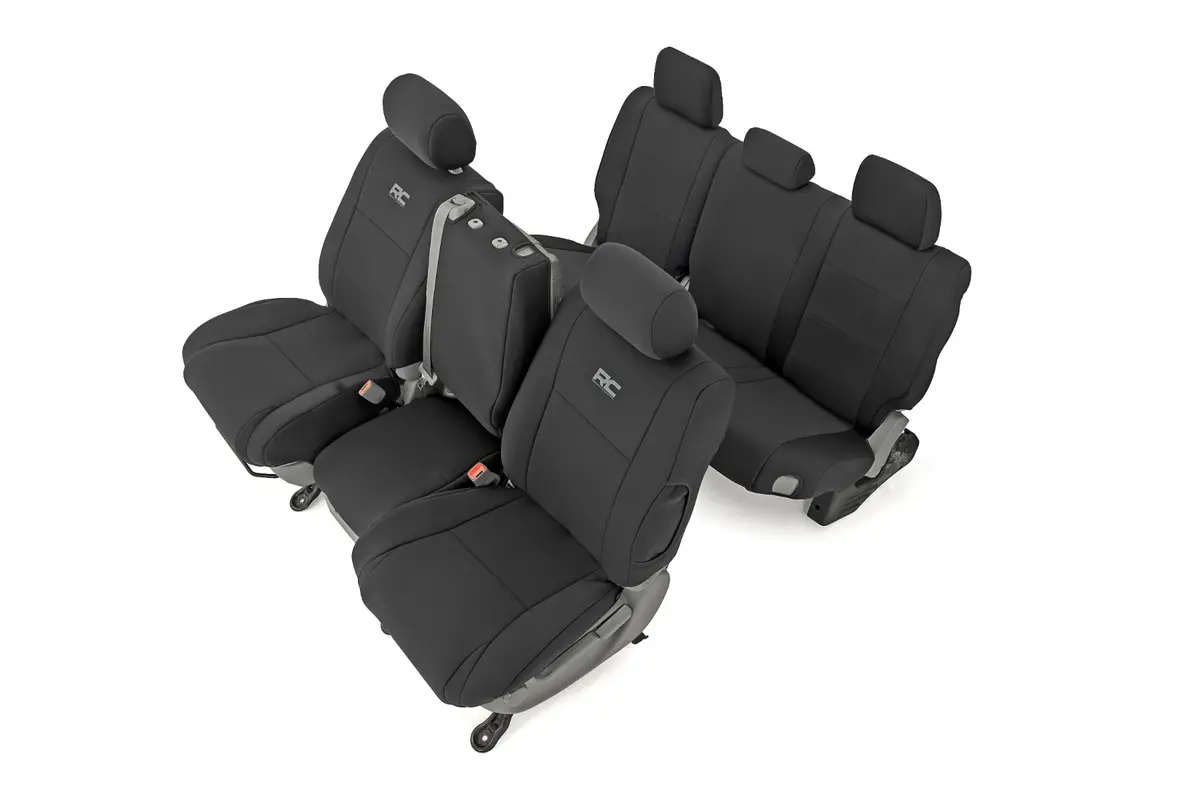 91061  -  Seat Covers - Fr W/ Console Cover And Rear - Toyota Tundra 2Wd/4Wd (07-13) 1