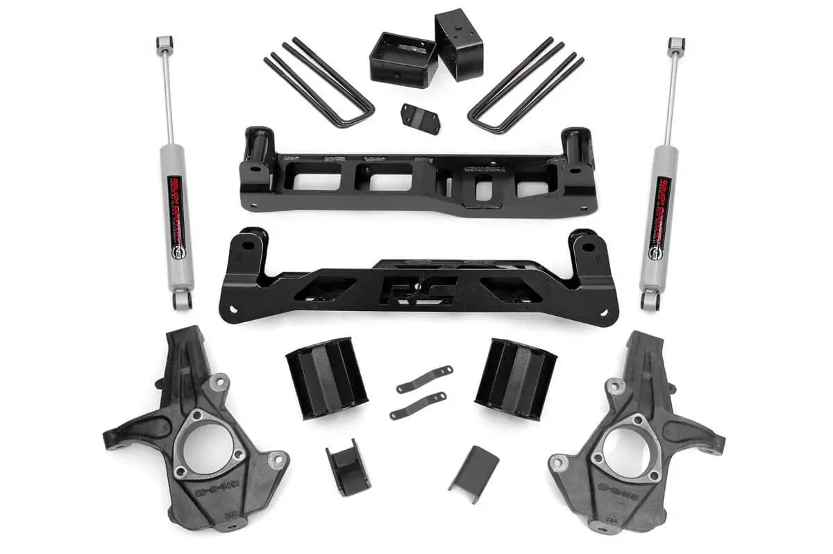 26130  -  5 Inch Lift Kit - Chevy Silverado & Gmc Sierra 1500 2Wd (2007-2013) 1