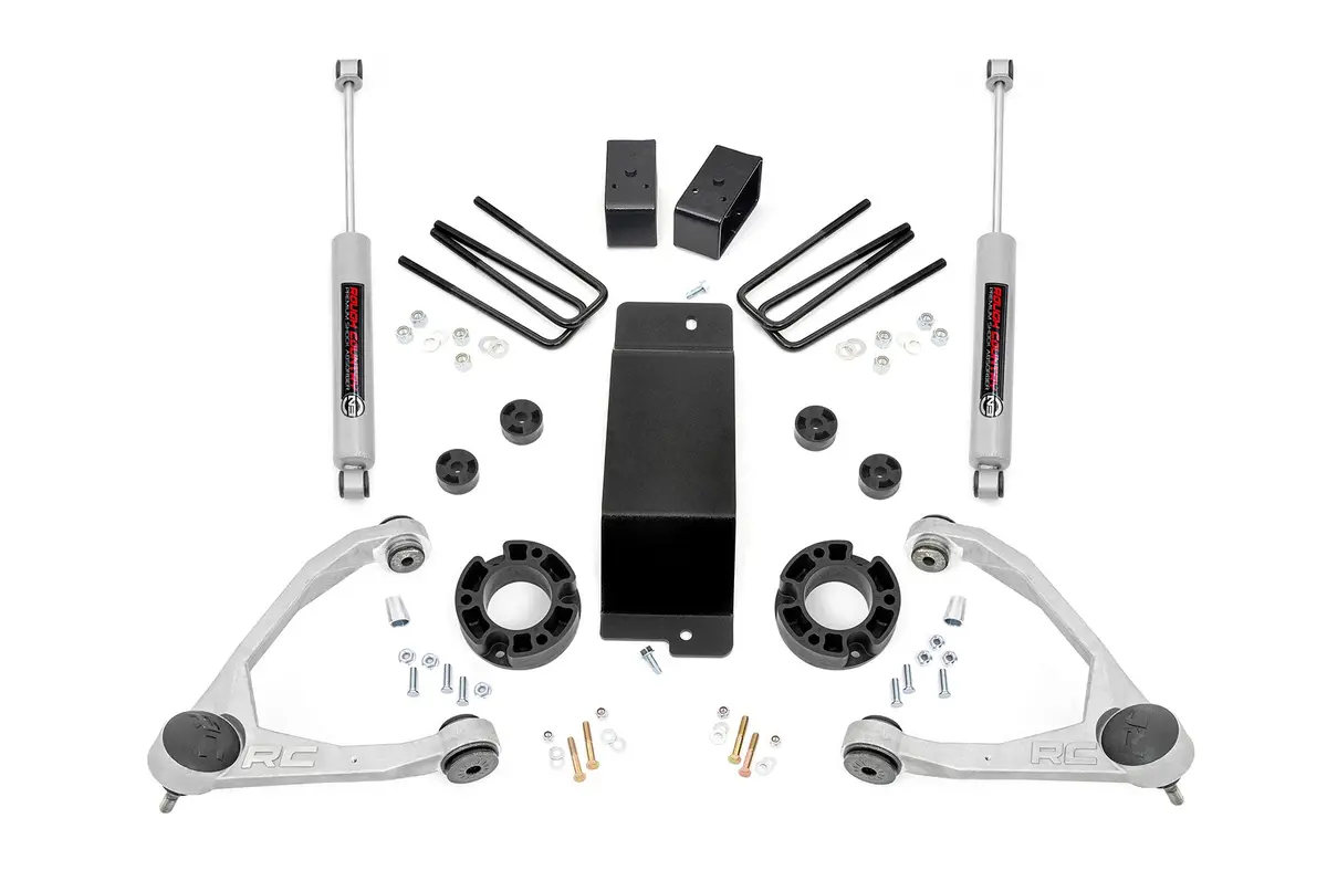 19431A  -  3.5 Inch Lift Kit - Alum/Cast Steel - Chevy/Gmc 1500 (07-16) 1