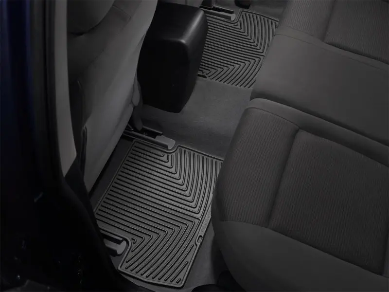 Weathertech 06-12 Bmw 3-Series Coupe Rear Rubber Mats - Black 1