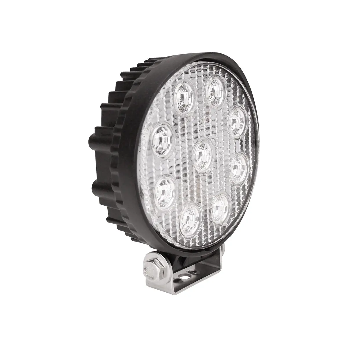 09-12006B  -  Led Work Light; 4.9 X 5.4 In.; Round; Flood; Incl. Light/Mounting Hardware; 1
