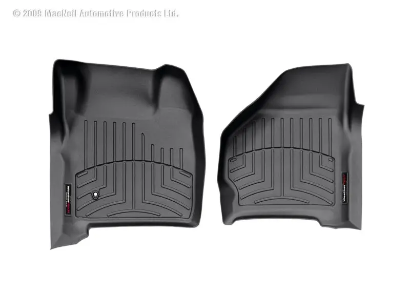 Weathertech 99-07 Ford F250 Super Duty Crew Front Floorliner - Black 1
