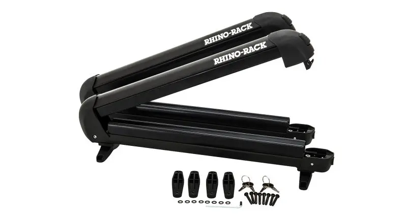 Rhino-Rack Universal Ski/Snowboard Carrier - Fits 4 Pairs Of Skis Or 2 Snowboards - Black 1