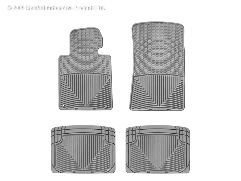Wt Rubber Mats - Rear - Grey 1