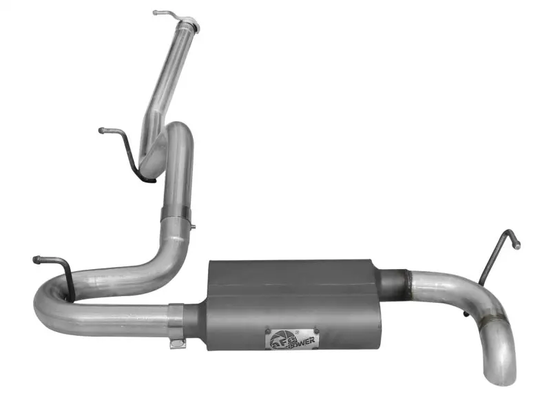 Afe Scorpion Exhaust System Cat Back 2.5In Aluminized Hi-Tuck 07-18 Jeep Wrangler Jk V6 3.6/3.8L 2