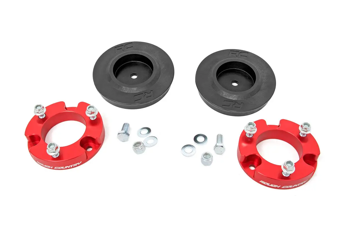 764Red  -  2 Inch Lift Kit - Red Spacers - Toyota 4Runner 2Wd/4Wd (2010-2024) 1