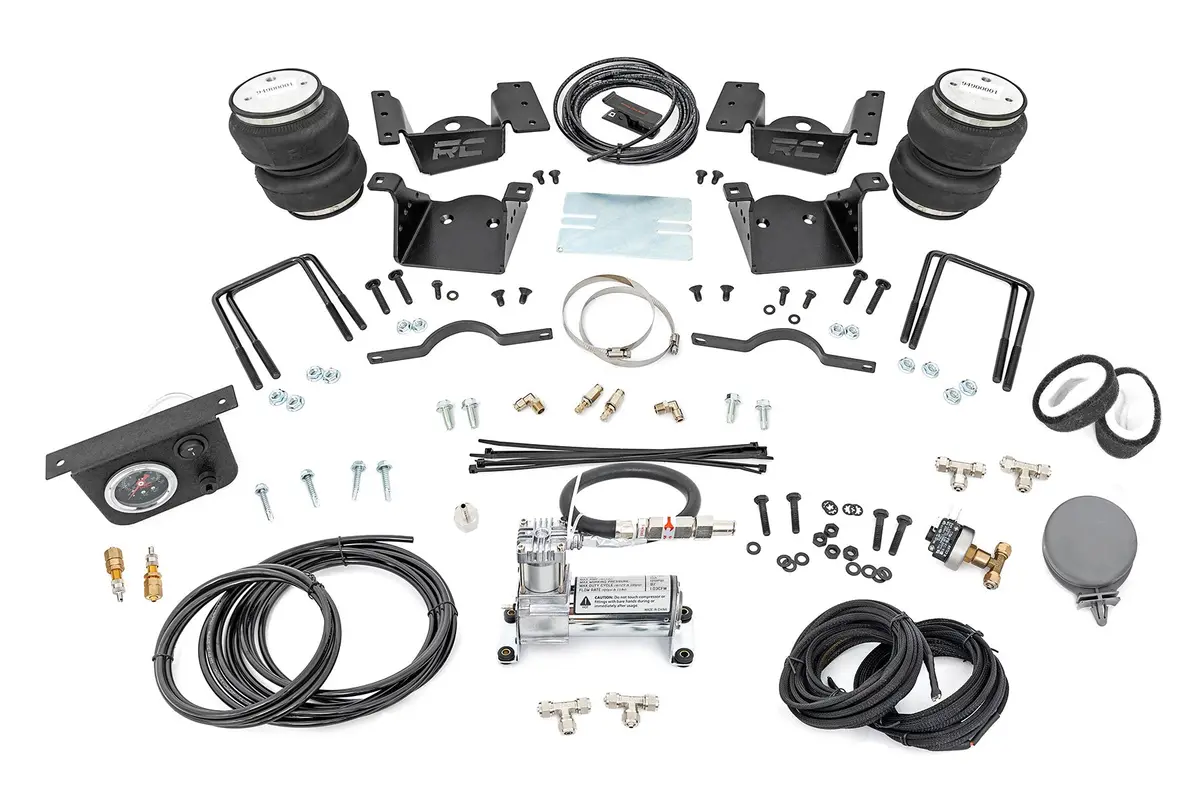 10007C  -  Air Spring Kit W/Compressor - 0-7.5" Lift - Chevy/Gmc 2500Hd/3500Hd (11-19) 1