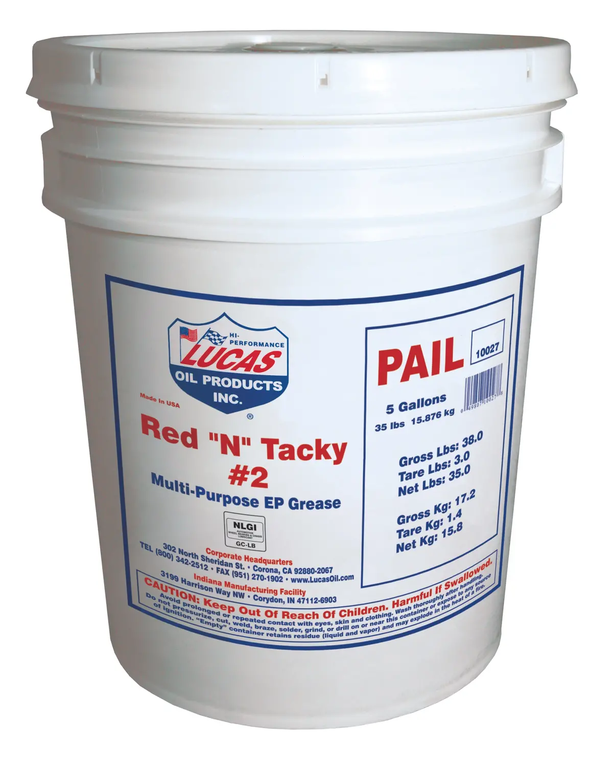 Red "N" Tacky Grease Nlgi#2 1