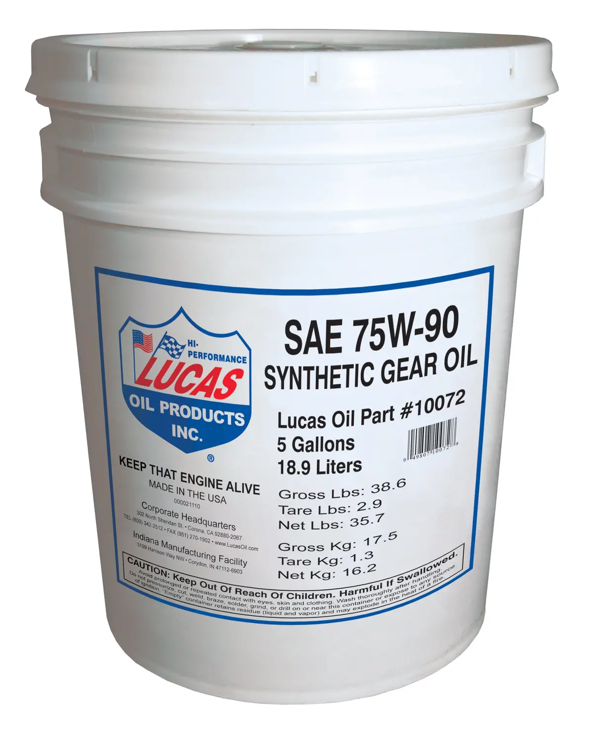 Synthetic Sae 75W-90 Trans & Diff Lube 1