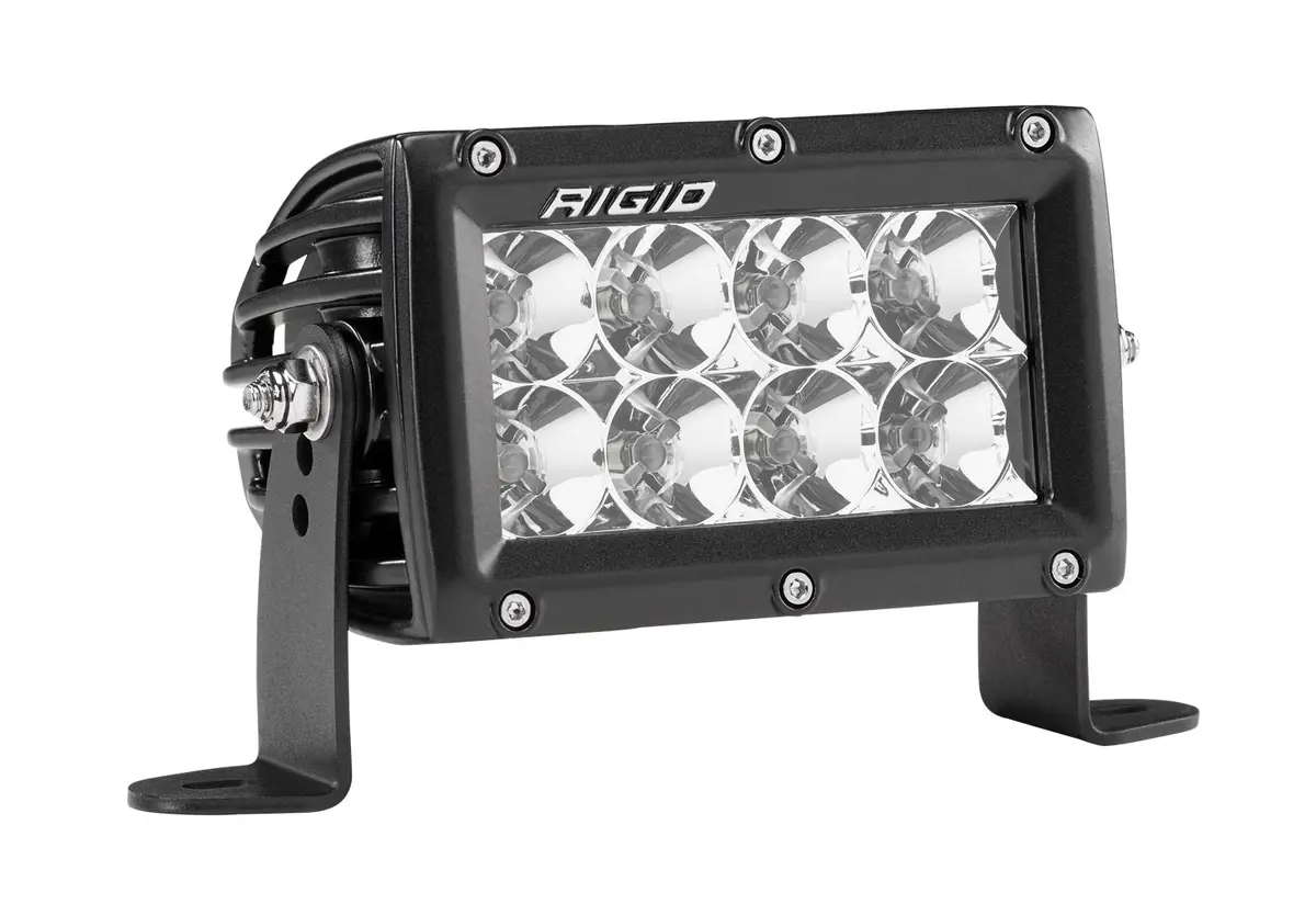 E-Series Pro Led Light, Flood Optic, 4 Inch, Black Housing 1
