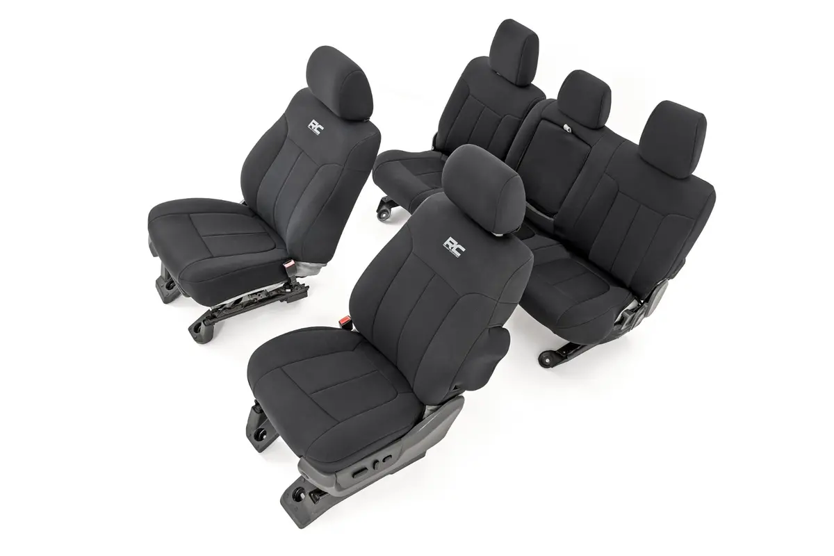 91055  -  Seat Covers - Front And Rear - Ford F-250/F-350 Super Duty 2Wd/4Wd (11-16) 1