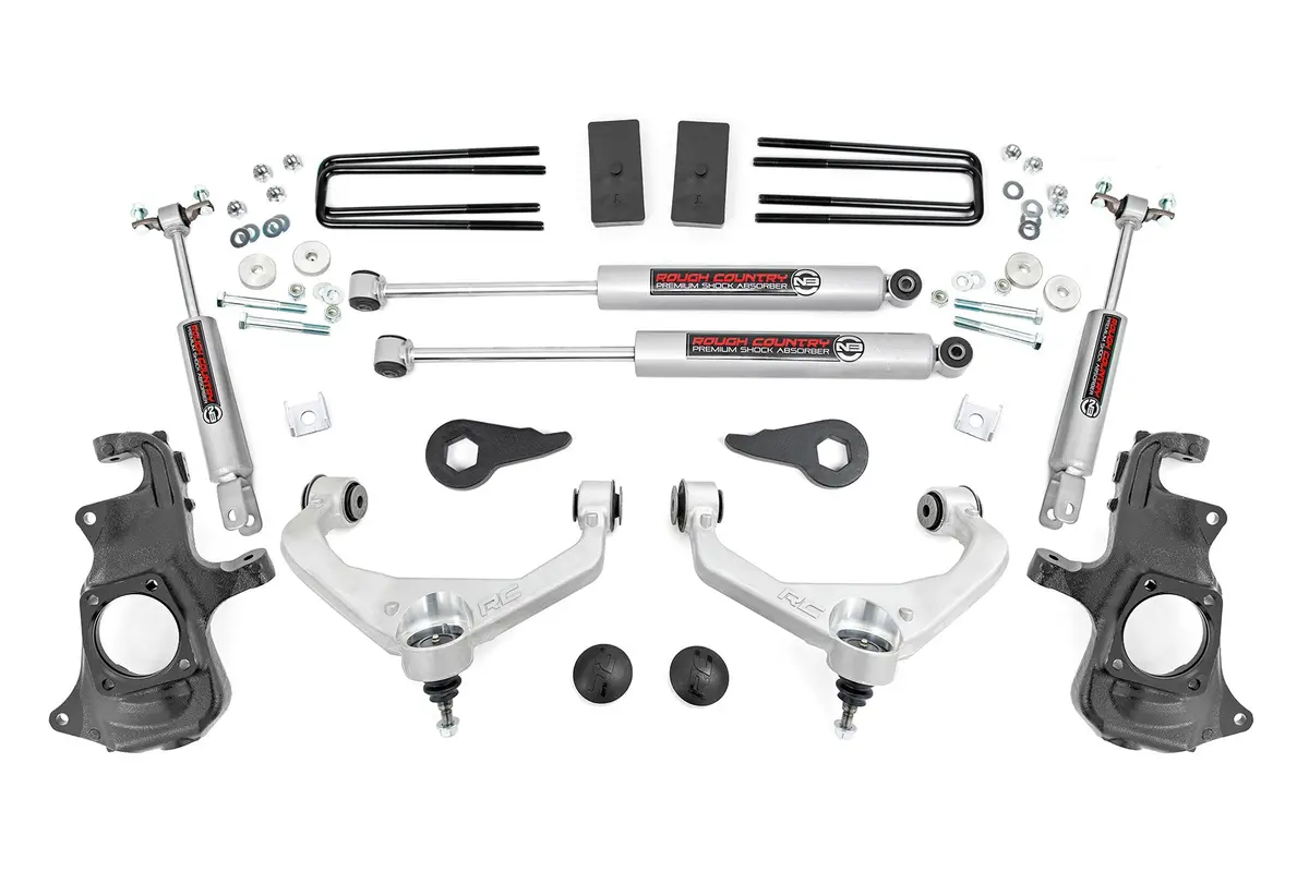 97630  -  3.5 Inch Lift Kit - Knuckle - W/ Overloads - Chevy/Gmc 2500Hd/3500Hd (11-19) 1