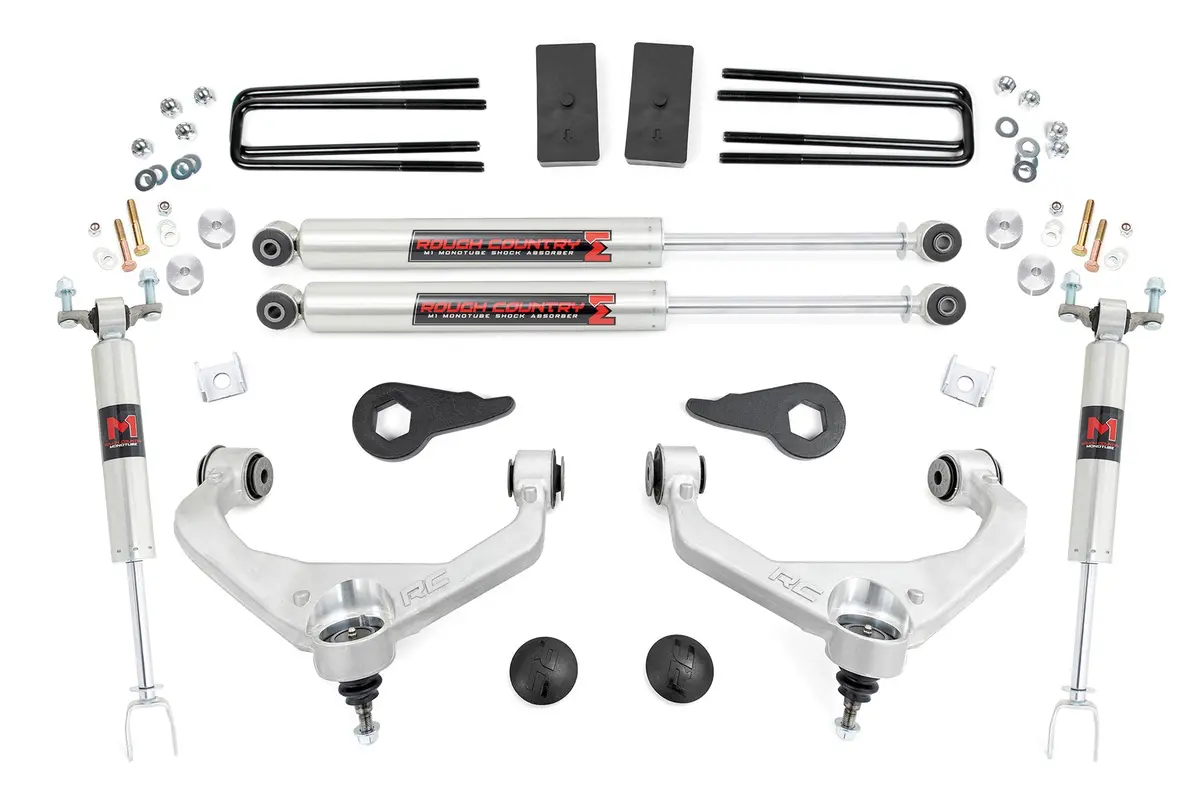 97540  -  3.5 Inch Lift Kit - M1 - W/ Overloads - Chevy/Gmc 2500Hd/3500Hd (11-19) 1