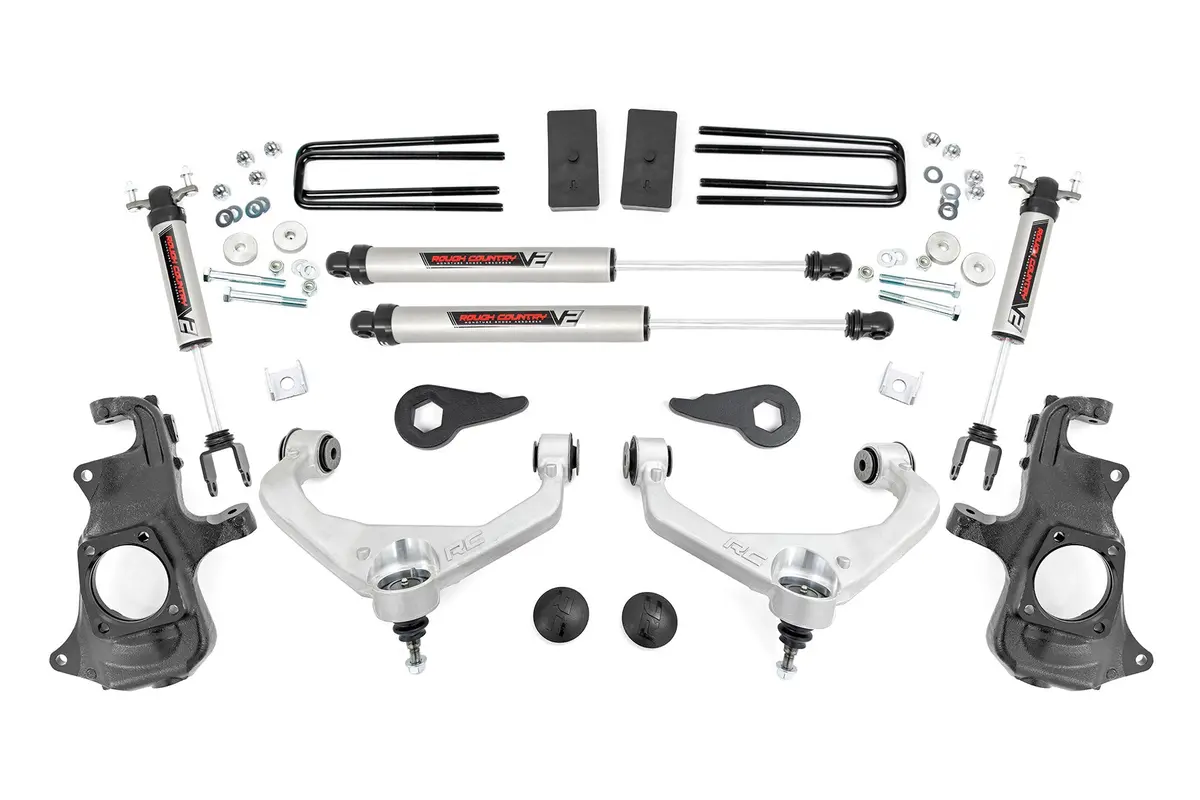 97670  -  3.5 Inch Knuckle Lift Kit - V2 - W/ Overloads - Chevy/Gmc 2500Hd/3500Hd (11-19) 1