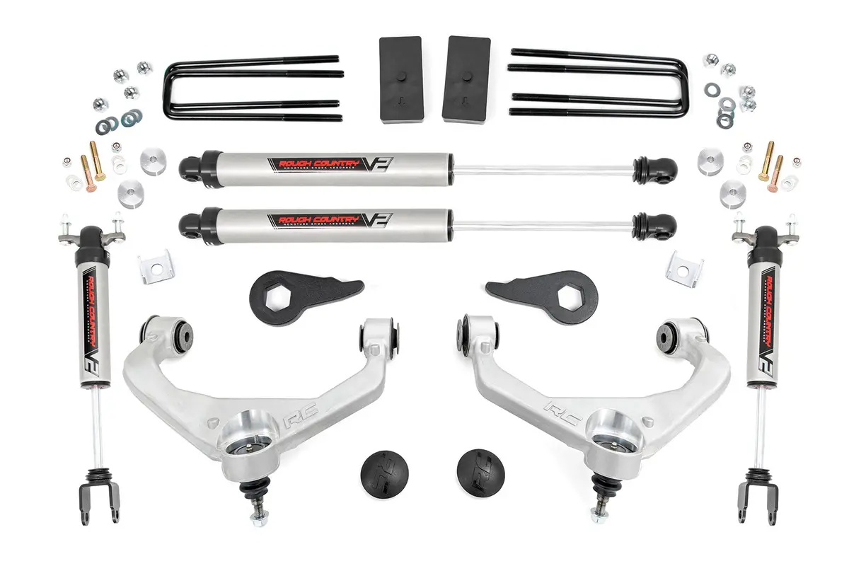 97570  -  3.5 Inch Lift Kit - V2 - W/ Overloads - Chevy/Gmc 2500Hd/3500Hd (11-19) 1