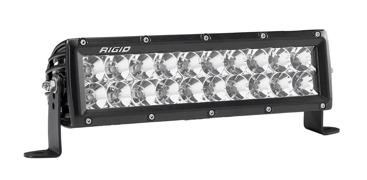E-Series Pro Led Light, Flood Optic, 10 Inch, Black Housing 1
