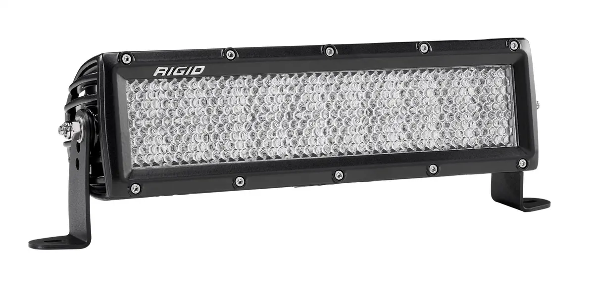 E-Series Pro Led Light, Diffused Lens, 10 Inch, Black Housing 1