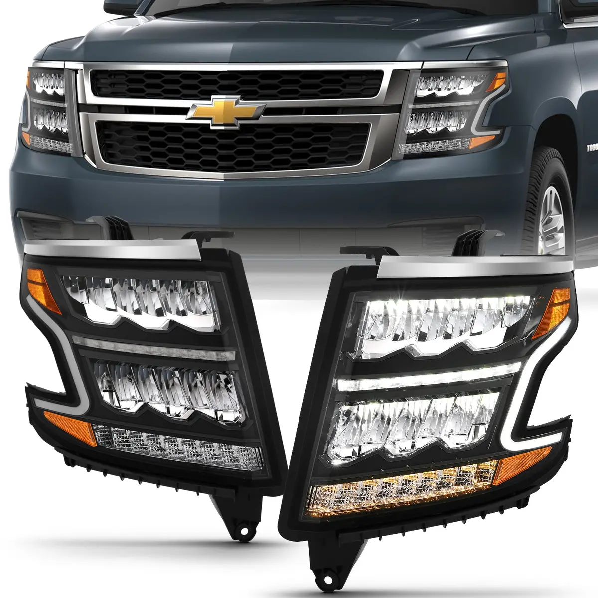 111478  -  Led Crystal Headlights 1