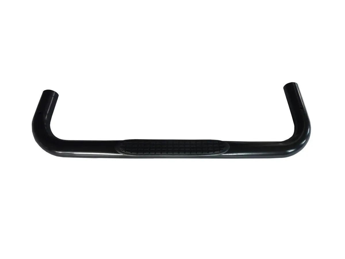 1120221023  -  3 Inch Round Bent Powder Coated Black Steel Without End Caps 1