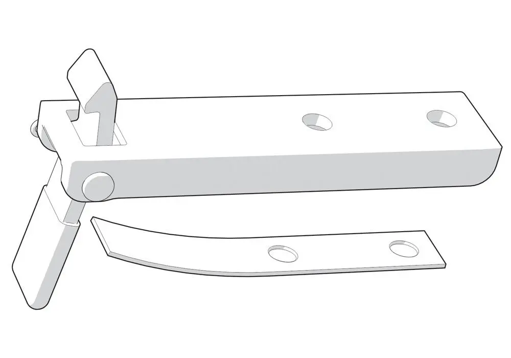 1117424  -  Latch Assembly (Will Not Work For Ridgeline Or Gladiator) - Lo Pro/Edge/Deuce 1