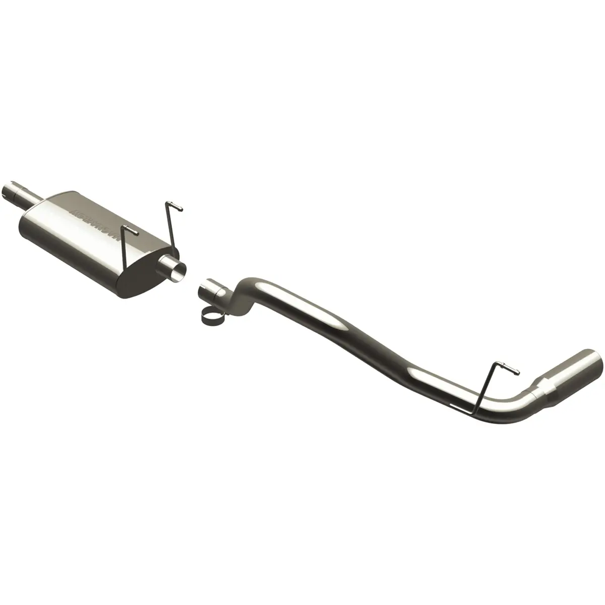 Street Series Stainless Cat-Back System 1