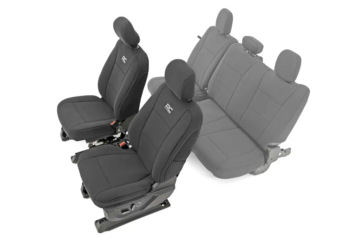 91016  -  Seat Covers - Front Bucket Seats - Ford F-150/Lightning/F-250/F-350  (15-25) 1