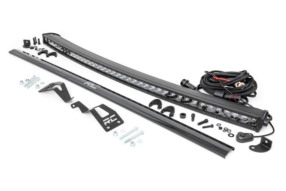 97040  -  Led Light Kit - Front Mount - 40" Black Single Row - Can-Am Commander Max 1000 1