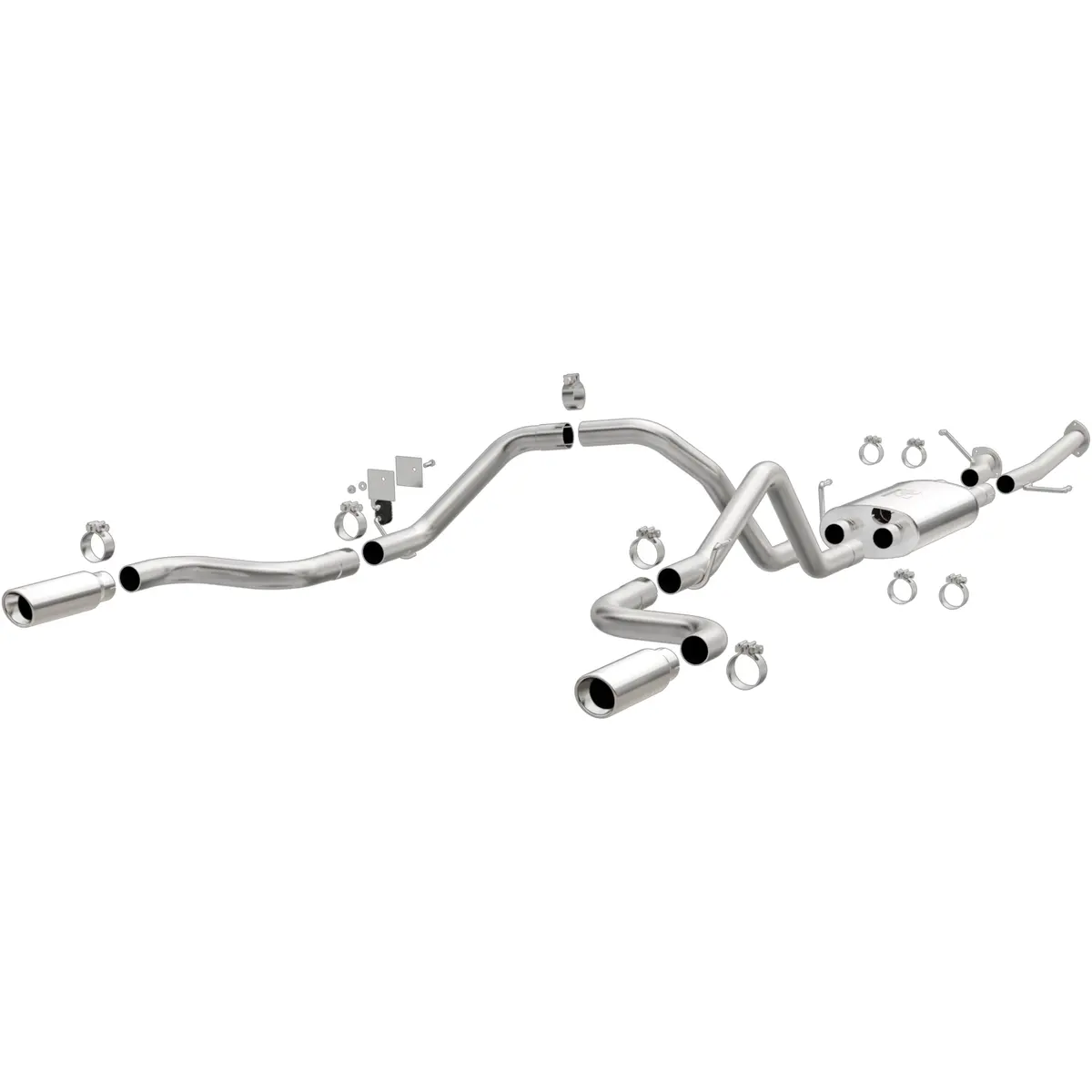 Street Series Stainless Cat-Back System 1