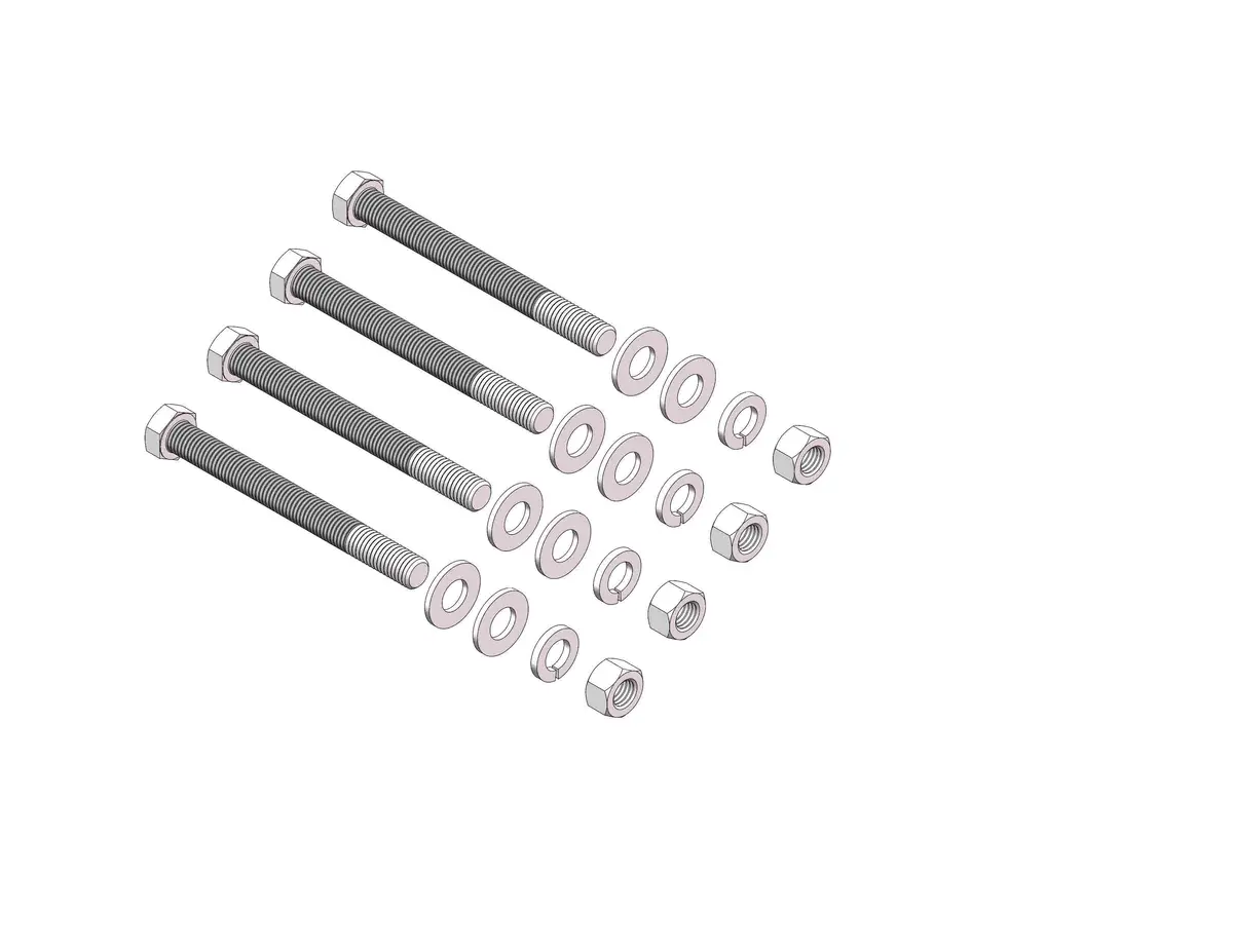 31839  -  Replacement Cross Member Hardware Kit For Husky 31318 1