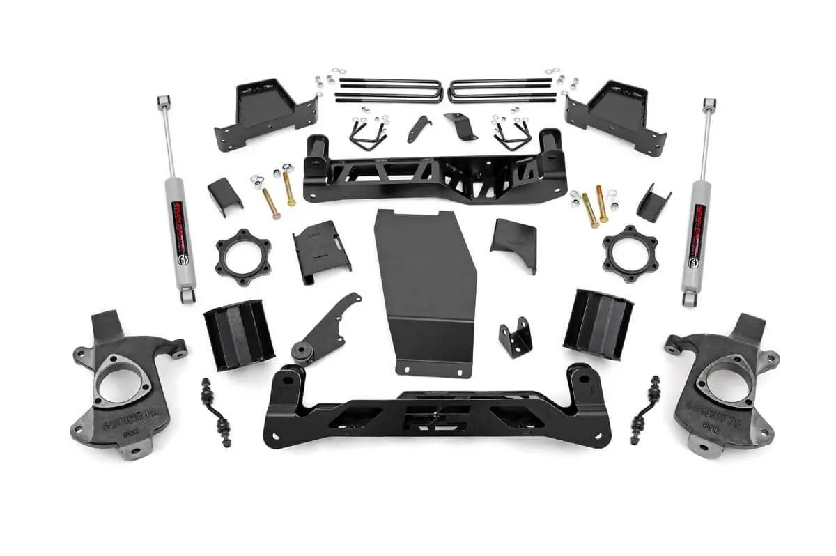 22731  -  6 Inch Lift Kit - Alum/Stamp Steel - Chevy/Gmc 1500 (14-18 & Classic) 1