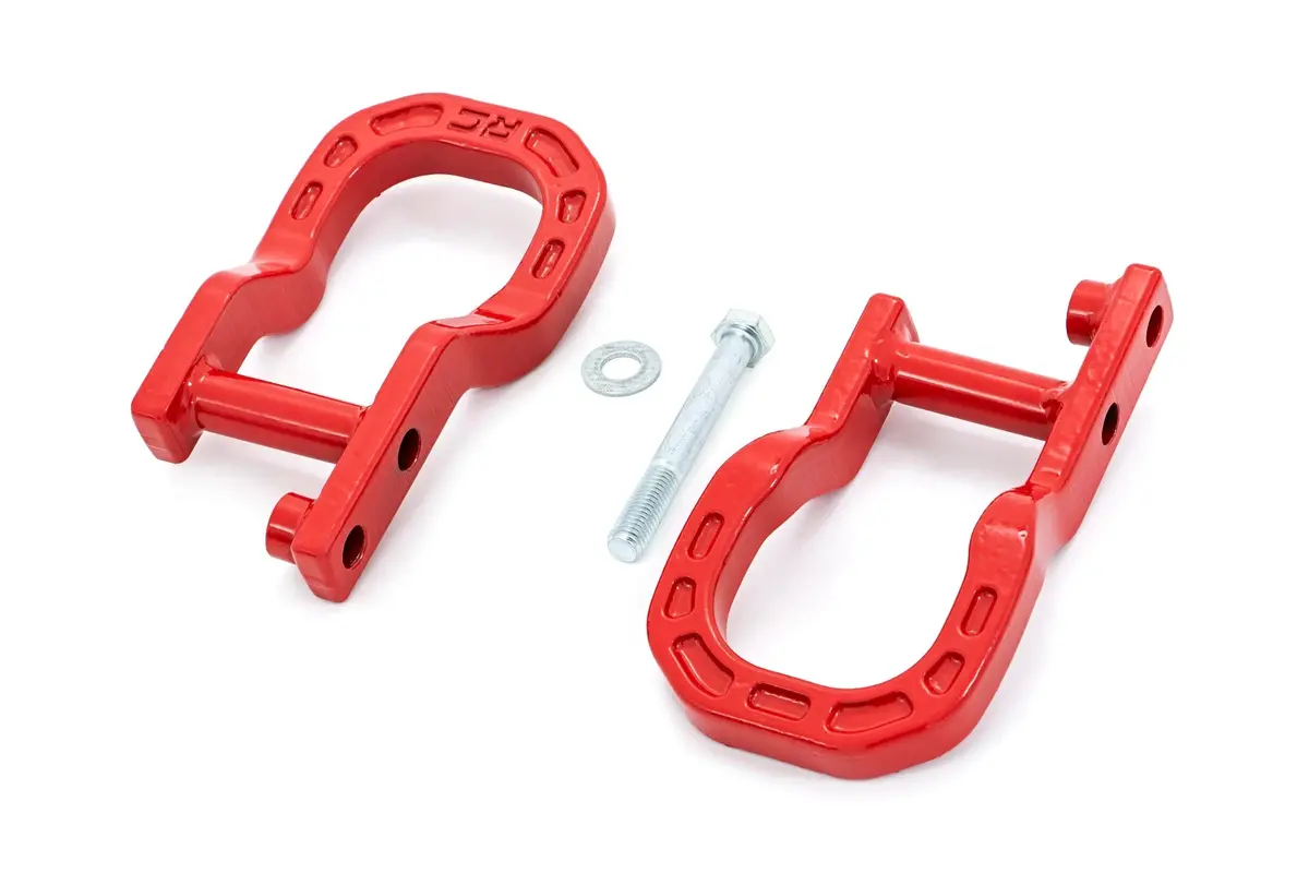 Rs134  -  Tow Hooks - Forged - Red - Chevy Silverado 1500 2Wd/4Wd (2014-2018 & Classic) 2
