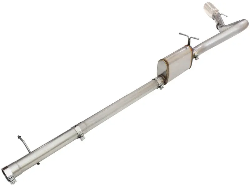 Afe Machforce Xp Exhaust 3In-3.5In Ss Single Side Ext Cb W/ Polish Tip 99-04 Ford F-250 V8 5.4L/6.8L 2