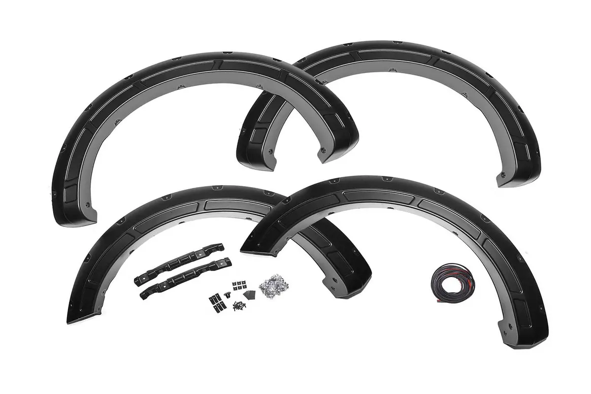 A-F11811-G1  -  Fender Flares - Defender - G1 Absolute Black - Ford F-150 2Wd/4Wd (2015-2020) 1