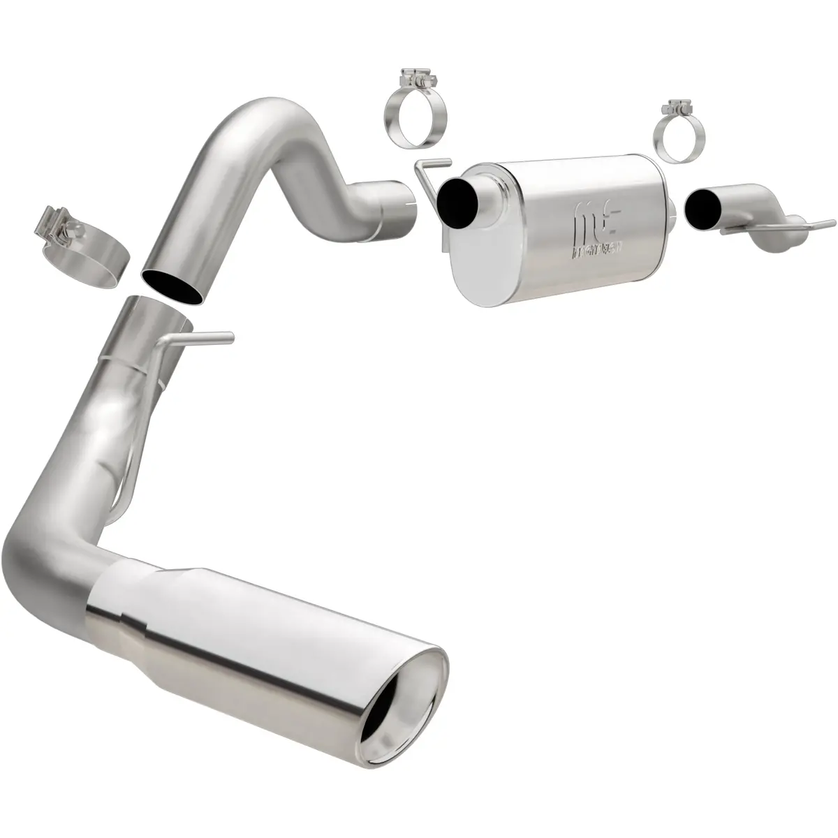 Street Series Stainless Cat-Back System 1