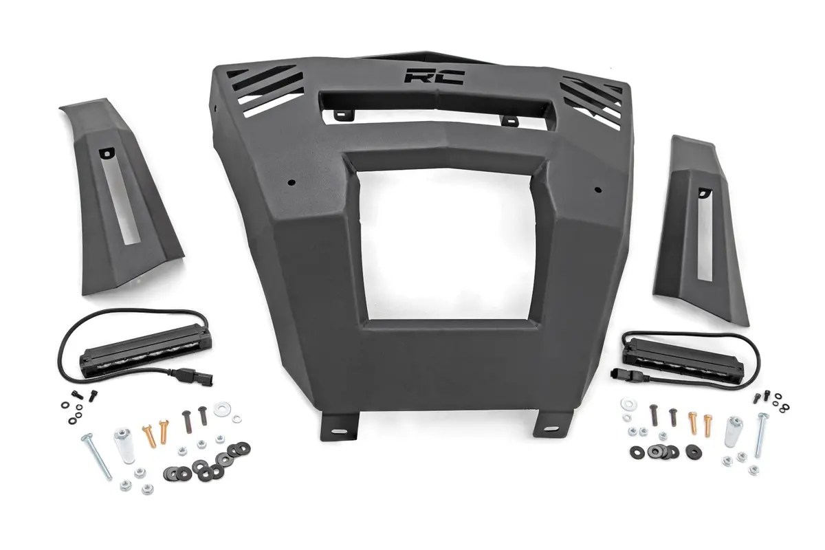 97068  -  Bumper - Front - 6" Black Slimline Led Pair - Can-Am Defender Hd 8/Hd 9/Hd 10 1