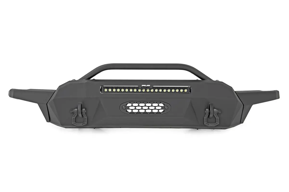 10725  -  Front Bumper - High Clearance - Hybrid - 20" Blk Drl Led - Toyota Tacoma (16-23) 1
