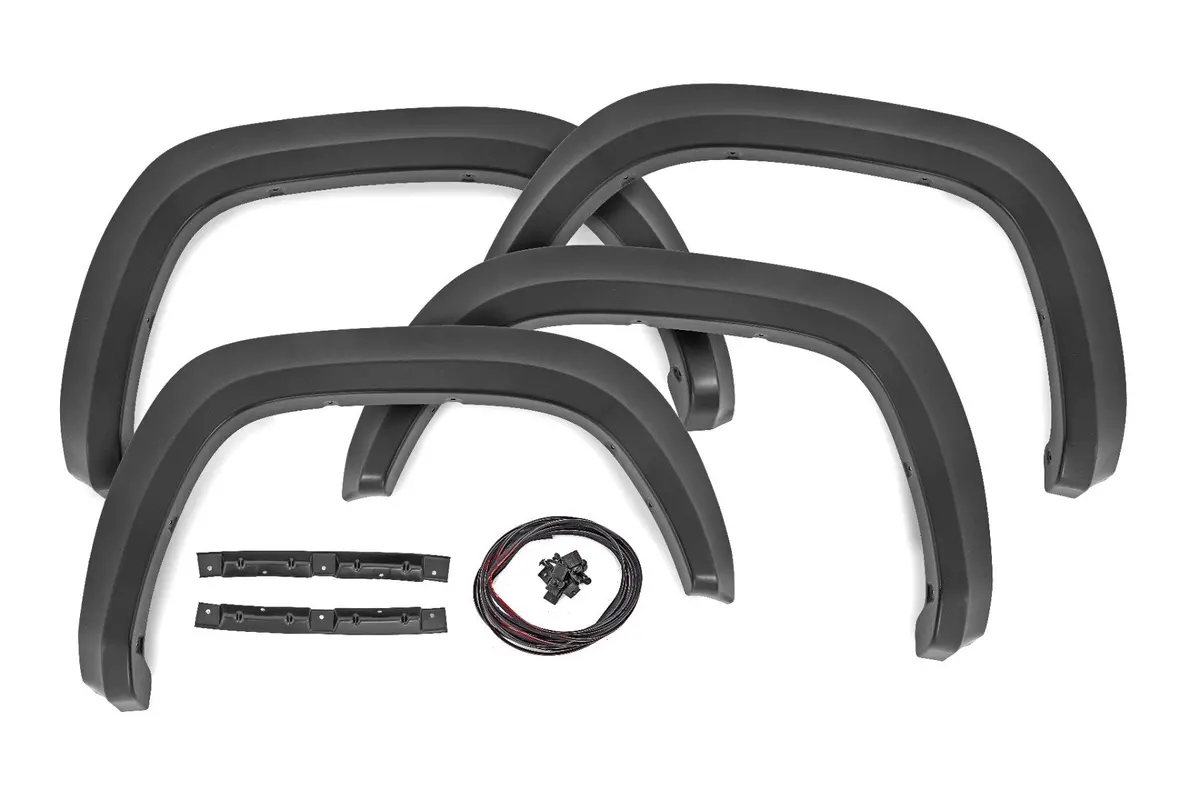 S-T11621-202  -  Fender Flares - Sport - 202 Black Onyx - Toyota Tacoma 2Wd/4Wd (2016-2023) 1