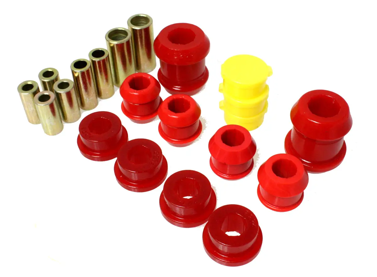 16.3105R  -  Control Arm Bushing Set; Red; Front; Performance Polyurethane; 1