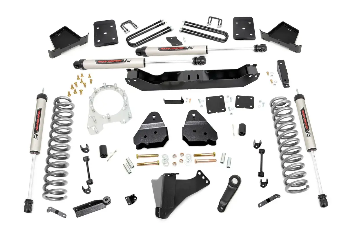 50470 - 6 Inch Lift Kit - Diesel - No Ovld - V2 - Ford F-250/F-350 Super Duty (17-22) 1