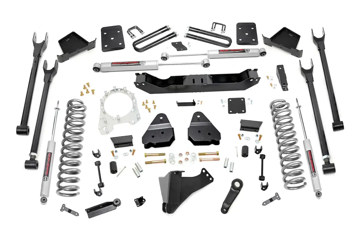 50820  -  6 Inch Lift Kit - Diesel - 4 Link - Ovld - Ford F-250/F-350 Super Duty (17-22) 1
