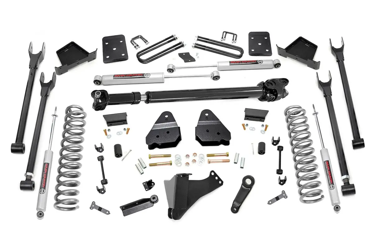 50721  -  6 Inch Lift Kit - Diesel - 4-Link - Fr D/S - Ford F-250/F-350 Super Duty (17-22) 1