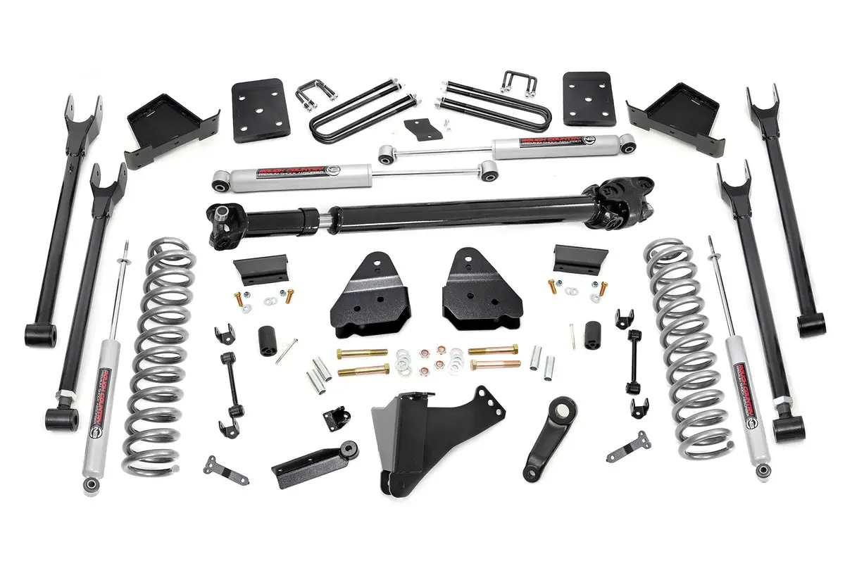 52621  -  6 Inch Lift Kit - 4-Link - No Ovld - D/S - Ford F-250/F-350 Super Duty (17-22) 1